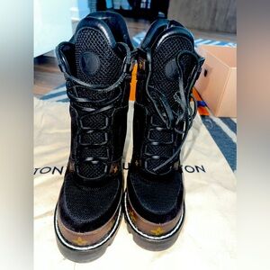 Louis Vuitton Star Trail Monogram Combat Boots